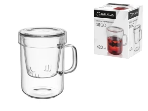 Kubek z zaparzaczem Diego 420 ml