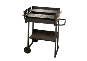 Grill węglowy prostokątny 58 x 20 cm