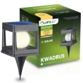 Lampa solarna ogrodowa KWADRUS słupek zewnętrzny stojący LED 3000K 5904422788797  - Sklep Mrówka - EREM - eremsklep.pl