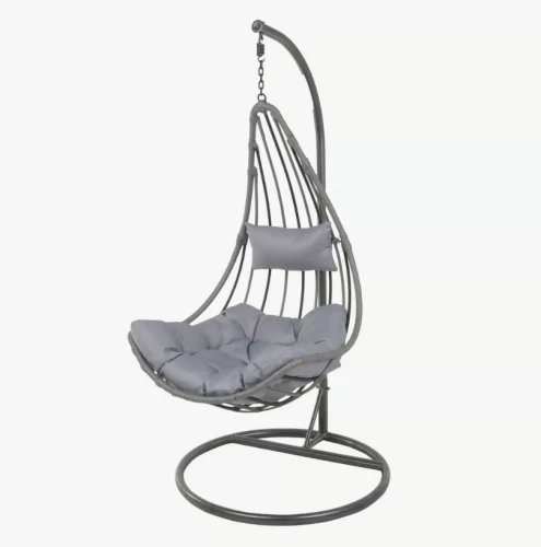 Fotel ogrodowy wiszący Theo do 120 kg popiel 5904134078513 - Sklep Mrówka - EREM - eremsklep.pl