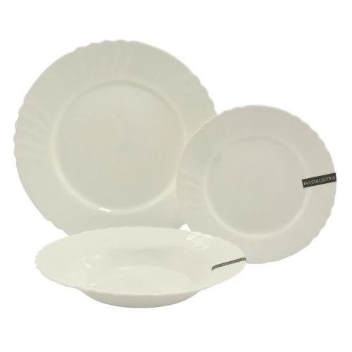 Serwis obiadowy Eva 18-elementowy zestaw talerzy dla 6 osób 5905386782272  - Sklep Mrówka - EREM - eremsklep.pl