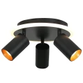 Plafon Parma 3 okrągły 3 x GU10 LED CCT czarny 5905699350434  - Sklep Mrówka - EREM - eremsklep.pl