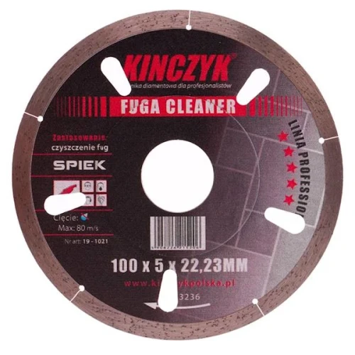 Tarcza Fuga Cleaner 100 mm Kinczyk 5908226215206  - Sklep Mrówka - EREM - eremsklep.pl