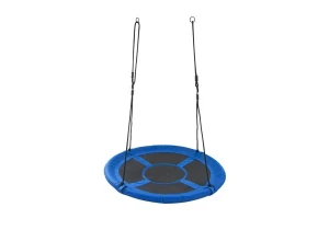 Huśtawka dla dzieci bocianie gniazdo 95 cm niebieski Mirpol