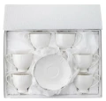 Komplet 6 filiżanek ze spodkiem Gamma 330 ml 5902719536410 - Sklep Mrówka - EREM - eremsklep.pl