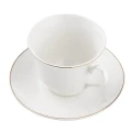 Komplet 6 filiżanek ze spodkiem Classic 240 ml 5901832345152 - Sklep Mrówka - EREM - eremsklep.pl