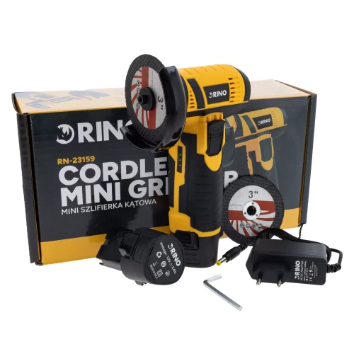 Mini-szlifierka kątowa GRI12LI 12 V 76 mm Rino 5904541423159 - Sklep Mrówka - EREM - eremsklep.pl