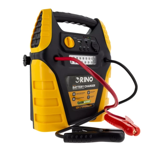 Prostownik akumulatorowy BOOST12LI 12 V 5w1 z rozruchem Rino 5904541421261 - Sklep Mrówka - EREM - eremsklep.pl