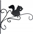 Wieszak na doniczkę wiewiórka 30 x 28 cm czarny 5900779861886 - Sklep Mrówka - EREM - eremsklep.pl