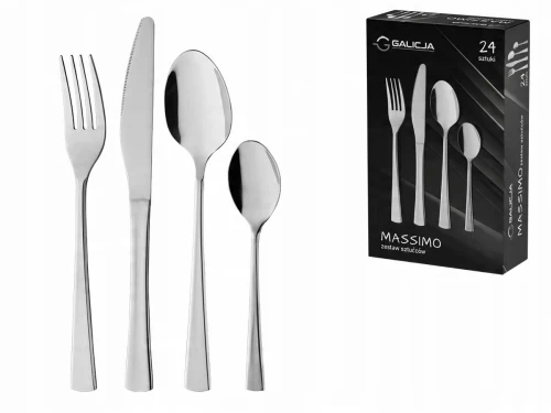 Zestaw sztućców Massimo 24-elementy 5905610023423 - Sklep Mrówka - EREM - eremsklep.pl