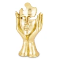 Figurka dekoracyjna maska 30 x 16 x 12 cm złoty 5902663753765 - Sklep Mrówka - EREM - eremsklep.pl