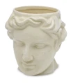 Osłonka kamionkowa głowa 20 x 17 x 17 cm kremowy 5902663274147 - Sklep Mrówka - EREM - eremsklep.pl