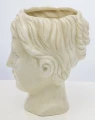 Osłonka kamionkowa głowa 24 x 17,5 x 19 cm kremowy 5902663274154 - Sklep Mrówka - EREM - eremsklep.pl