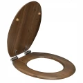 Deska sedesowa WC Model 401 Brown mdf wolnoopadająca brązowy 5906329300157 - Sklep Mrówka - EREM - eremsklep.pl