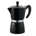 Kawiarka aluminiowa do espresso 250 ml Macchiato na 6 filiżanek czarny 5901832312659 - Sklep Mrówka - EREM - eremsklep.pl