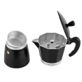 Kawiarka aluminiowa do espresso 250 ml Macchiato na 6 filiżanek czarny 5901832312659 - Sklep Mrówka - EREM - eremsklep.pl
