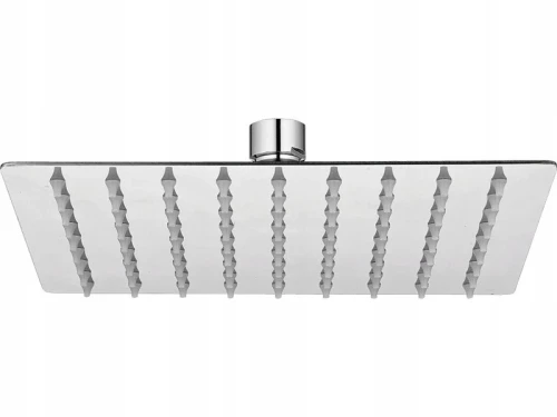 Deszczownica Kvadrato 25 x 25 cm chrom Laveo 5907791108272 - Sklep Mrówka - EREM - eremsklep.pl
