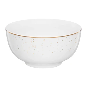 Salaterka Aurelia 14 cm biało - złoty