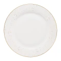 Talerz obiadowy Aurelia 27 cm biało - złoty 5907078485584 - Sklep Mrówka - EREM - eremsklep.pl