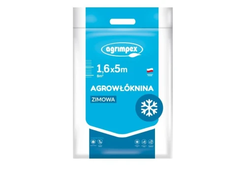 Agrowłóknina osłaniająca zimowa 50 g biała 1,6 x 5 m biały 5907547400612 - Sklep Mrówka - EREM - eremsklep.pl