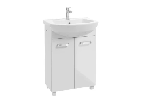 Zestaw łazienkowy szafka z umywalką Mila 60 cm biały 5906365495855 - Sklep Mrówka - EREM - eremsklep.pl