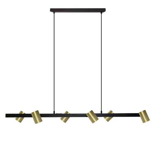 Lampa wisząca Snow 6 6 x GU10 złoty - czarny 5907629278528 - Sklep Mrówka - EREM - eremsklep.pl