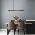 Lampa wisząca Snow 6 6 x GU10 złoty - czarny 5907629278528 - Sklep Mrówka - EREM - eremsklep.pl