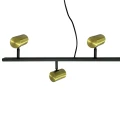 Lampa wisząca Snow 6 6 x GU10 złoty - czarny 5907629278528 - Sklep Mrówka - EREM - eremsklep.pl