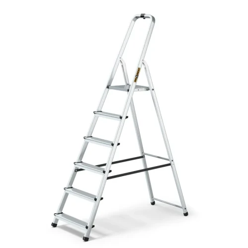 Drabina aluminiowa domowa 6 stopniowa 125 kg Drabest 5904680610007- Sklep Mrówka - EREM - eremsklep.pl
