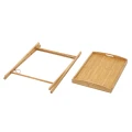 Stolik składany taca bambusowy 49 x 35 x 59 cm 5900779876569 - Sklep Mrówka - EREM - eremsklep.pl