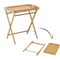 Stolik składany taca bambusowy 49 x 35 x 59 cm 5900779876569 - Sklep Mrówka - EREM - eremsklep.pl