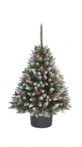 Choinka sztuczna świerk Ilex w okrągłej donicy 160 cm 5903855807099 - Sklep Mrówka - EREM - eremsklep.pl