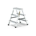 Drabina aluminiowa dwustronna 3 stopnie 125 kg Drabest 5904680000228  - Sklep Mrówka - EREM - eremsklep.pl