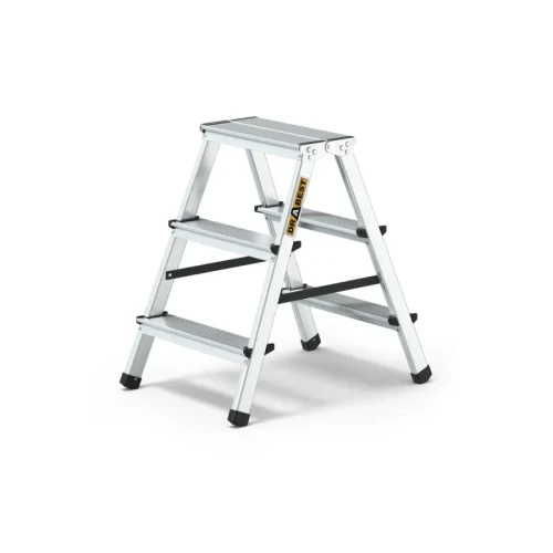 Drabina aluminiowa dwustronna 3 stopnie 125 kg Drabest 5904680000228  - Sklep Mrówka - EREM - eremsklep.pl