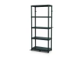 Regał plastikowy 740 x 360 x 1725 mm czarny 5905197867151 - Sklep Mrówka - EREM - eremsklep.pl