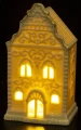 Domek dekoracyjny Led 12 x 6,5 x 5 cm biały 5902663687459 - Sklep Mrówka - EREM - eremsklep.pl