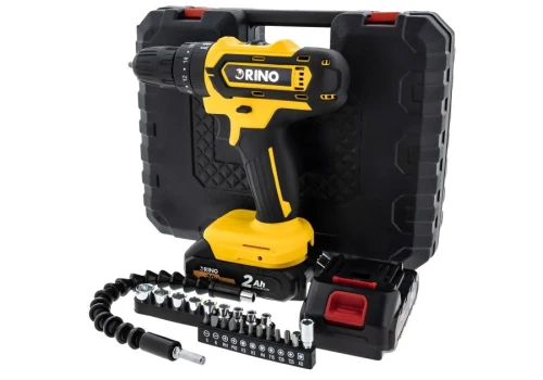 Wiertarko-wkrętarka akumulatorowa 20 V zestaw 28 sztuk Rino 5904541423128 - Sklep Mrówka - EREM - eremsklep.pl