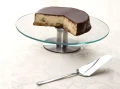 Patera obrotowa szklana na nóżce 30 cm 5904134698933 - Sklep Mrówka - EREM - eremsklep.pl