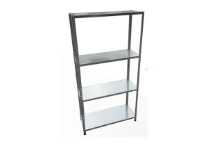 Regał metalowy 4 półki 150 x 75 x 30 cm