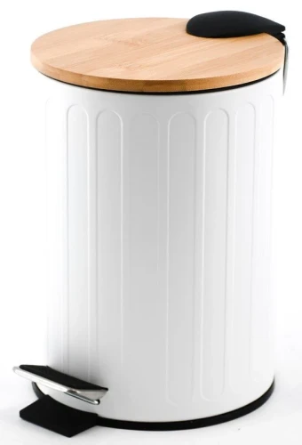 Kosz Rado 3 l bambus biały 5901487084222 - Sklep Mrówka - EREM - eremsklep.pl