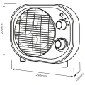 Termowentylator Retro 2000 W biały 5901508328953 - Sklep Mrówka - EREM - eremsklep.pl