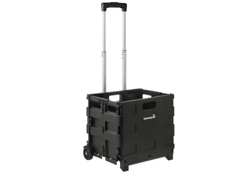 Wózek składany na zakupy Olli 45 L 25 kg black 4052396116984 - Sklep Mrówka - EREM - eremsklep.pl