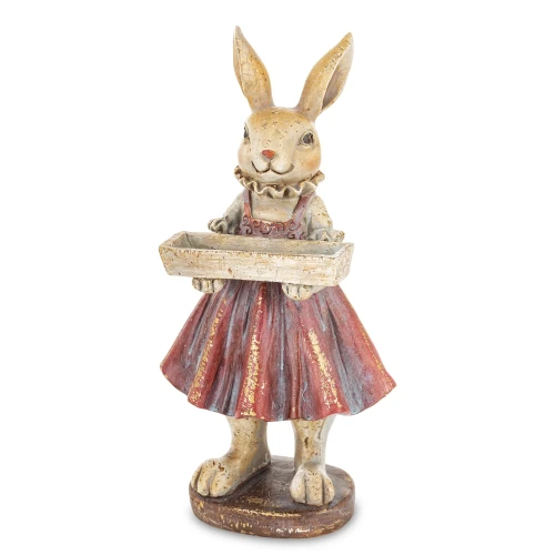 Figurka królik z donicą 20 x 10 x 8 cm 5902663830688 - Sklep Mrówka - EREM - eremsklep.pl