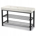 Siedzisko ławka tapicerowana Vel 79 x 32 x 50 cm beż 5907368793887 - Sklep Mrówka - EREM - eremsklep.pl