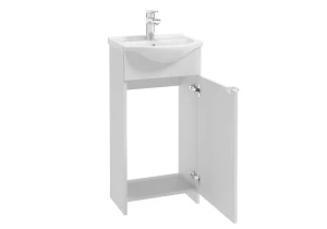 Zestaw łazienkowy szafka z umywalką Kredo 40 cm biały