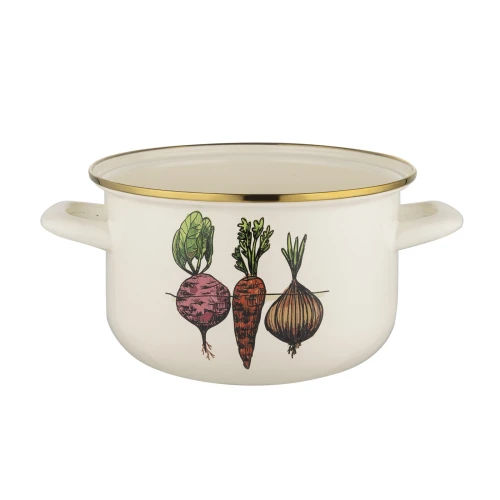 Garnek emaliowany warzywka 18cm 3l 5905031389641 - Sklep Mrówka - EREM - eremsklep.pl