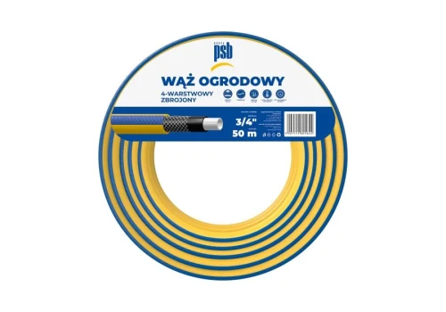 Wąż ogrodowy Quattro 3/4" 50 m 5907512605844 - Sklep Mrówka - EREM - eremsklep.pl