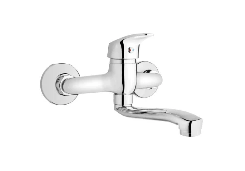 Bateria zlewozmywakowa ścienna Ava New chrom 5907798791705 - Sklep Mrówka - EREM - eremsklep.pl