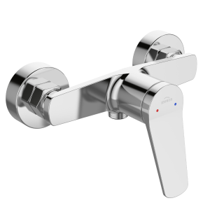 Bateria natryskowa ścienna Alonia bez zestawu natryskowego chrom