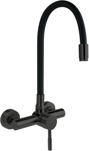 Bateria zlewozmywakowa ścienna Luno BOC_N80M nero 5907650864387 - Sklep Mrówka - EREM - eremsklep.pl